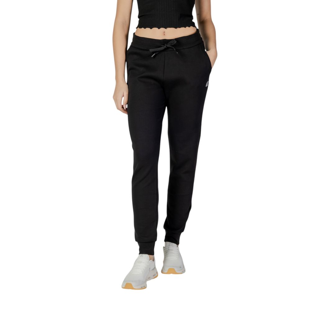 Armani Exchange Black Cotton Joggers Workout Pant