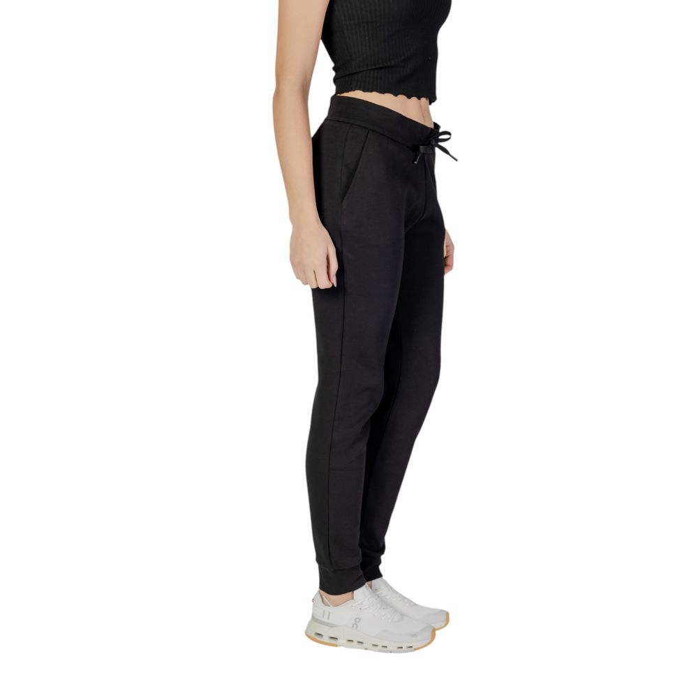 Armani Exchange Black Cotton Joggers Workout Pant