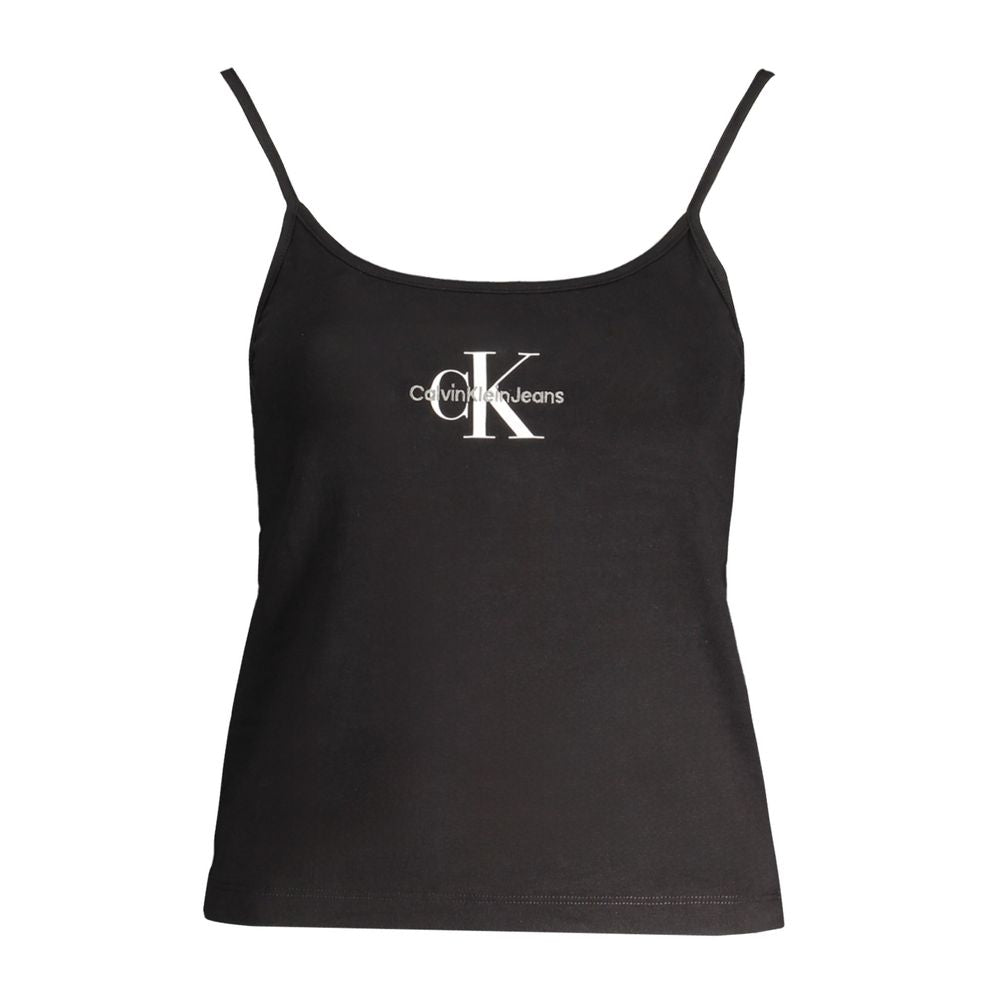 Calvin Klein Black Cotton Tank Top