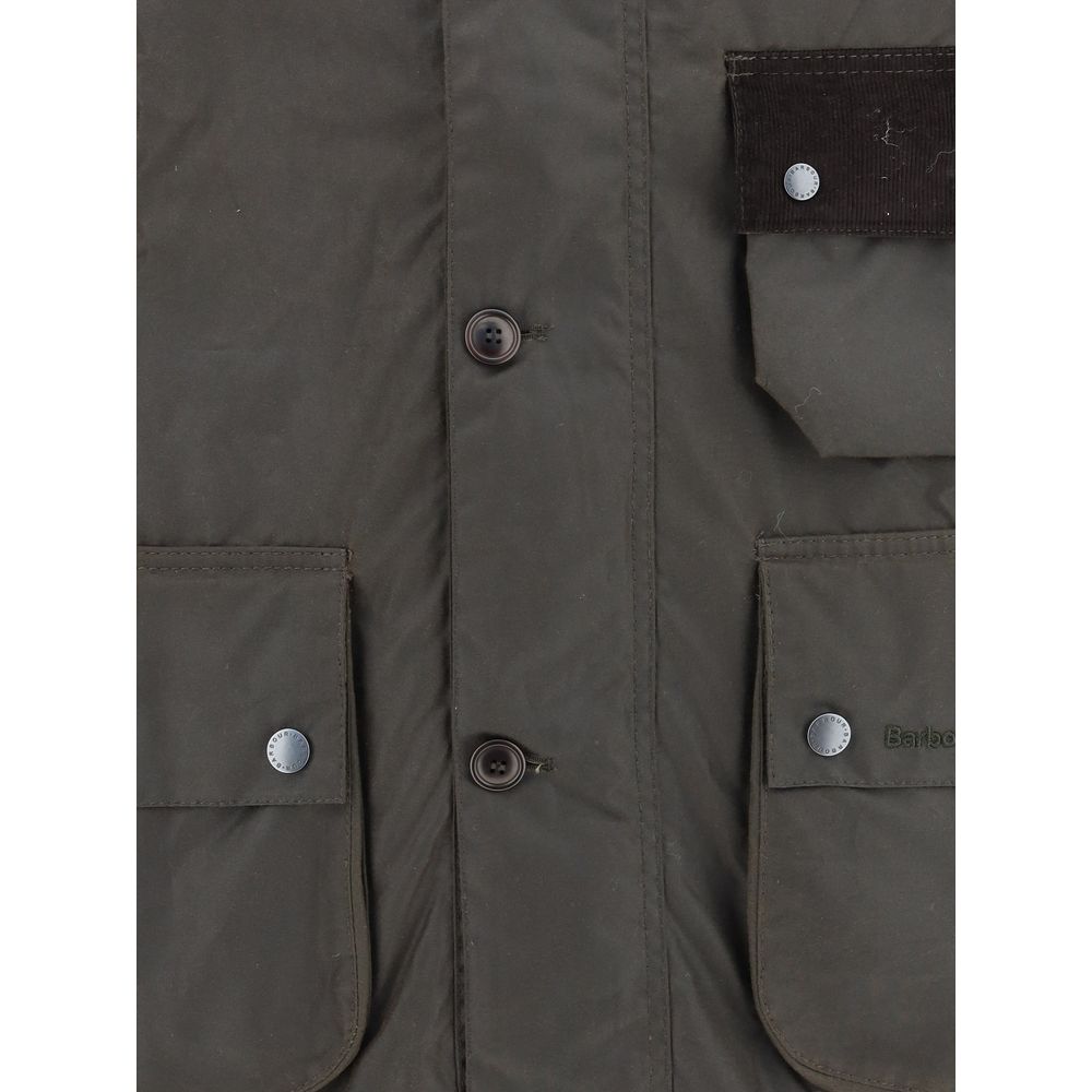 Barbour Brown Cotton Trench Coat