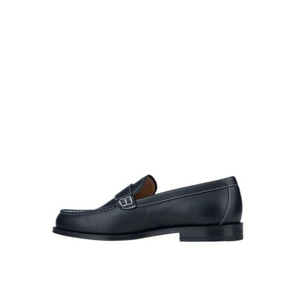 Dior Black Calfskin Slip-On Loafers