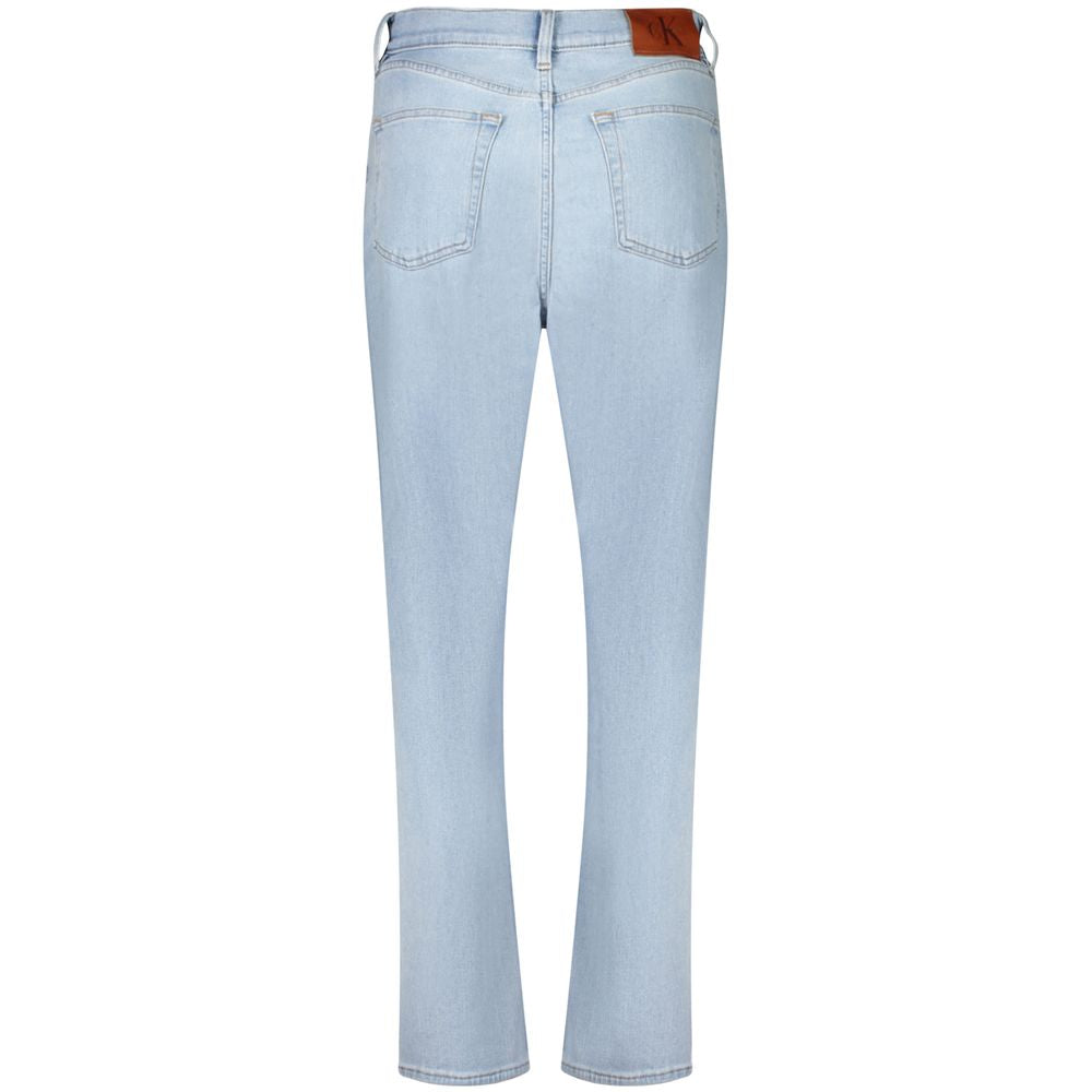 Calvin Klein Blue Cotton Women Jeans