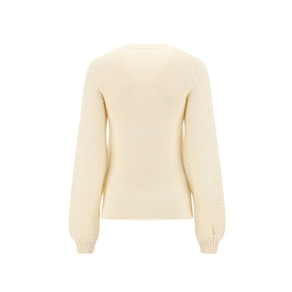 Chloé White Wool Sweatshirt